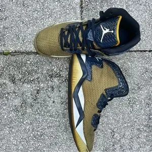 Nike Air Jordan Spike Forty Lee Dunk From Above Gold Leaf Midnight Navy Buy Air Jordan Air Spike Forty  main image 3